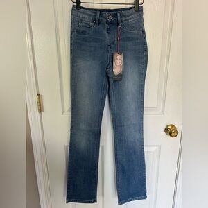 Women's Laurie Felt Silky Baby Bell Jeans XXS Blue